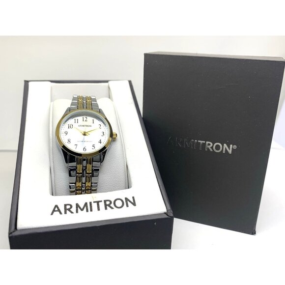 Armitron Women\'s Watch 75-5304TTB Quartz Silver Dial 2-Tone Stainless Steel 26mm main image 6